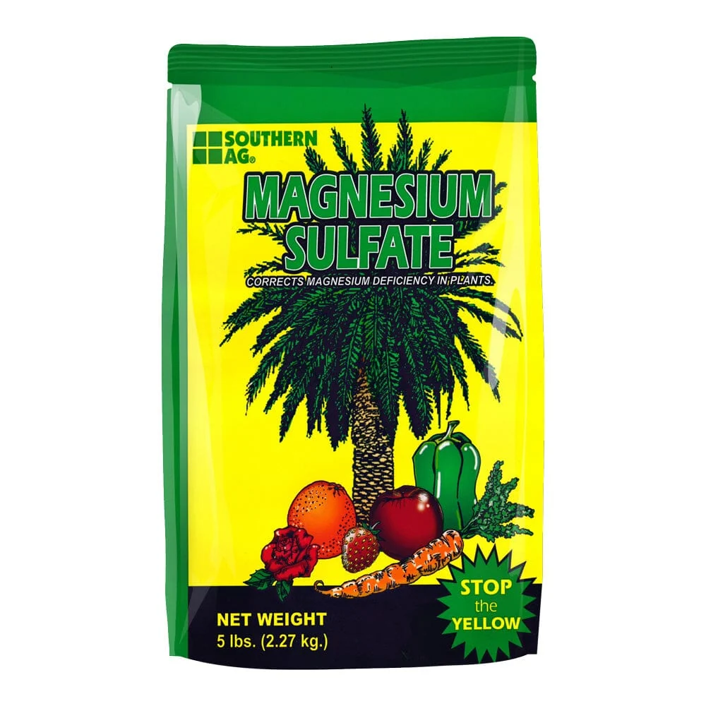 Magnesium Sulfate for Palms, Trees & Lawns, Easy Application - 5 lb. bag